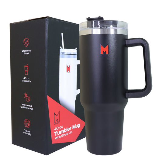 PREMIUM QUALITY Maestrox 40oz Tumbler With Straw & LID Made From High Quality Stainless Steel